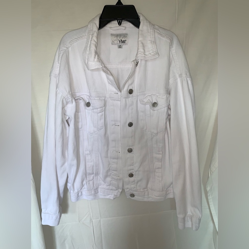 White Jean jacket